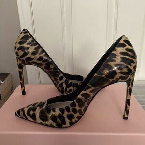 BNIB leopard heels